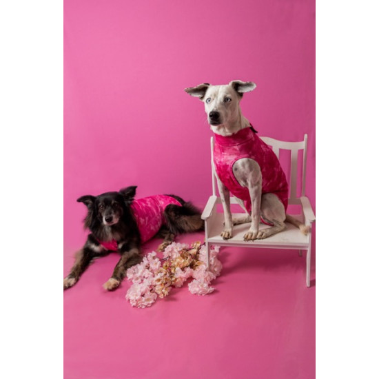 Îmbrăcăminte de Protecție „Dry Light Supreme Dog” Roz Mărimea 9 (16 – 21 kg) UV 50 plus, Antimicrobiană, Dry